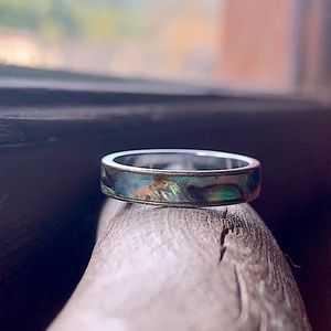 Abalone ring band size 6.5